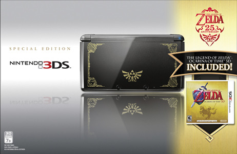 Nintendo Nintendo 3DS (Cosmo Black) with The Legend of Zelda: Ocarina of Time 3D