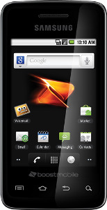 Boost Mobile Samsung Galaxy Prevail No-Contract Mobile Phone - Black