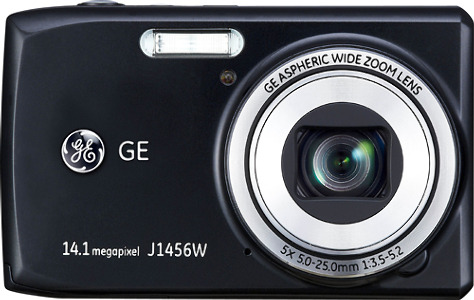 GE Smart Series J1456W 14.1-Megapixel Digital Camera - Black