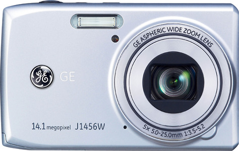 GE Smart Series J1456W 14.1-Megapixel Digital Camera - Silver