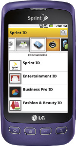 LG Optimus S Mobile Phone - Purple