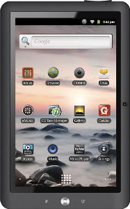Coby Kyros Tablet with 4GB Memory and Capacitive Touch Screen - Black