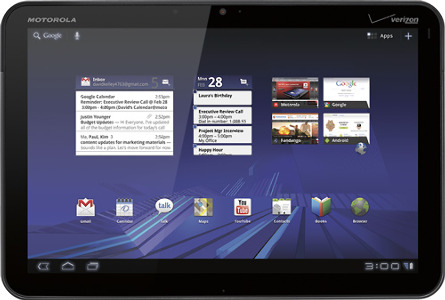 Motorola Factory-Refurbished XOOM Tablet Wi-Fi with 32GB Hard Drive - Dark Titanium