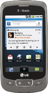 LG Optimus T Mobile Phone - Titanium