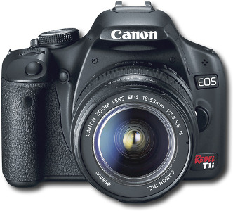 Canon EOS Digital Rebel T1i 15.1-Megapixel Digital SLR Camera - Black