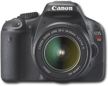 Canon EOS Rebel T2i 18.0-Megapixel Digital SLR Camera - Black