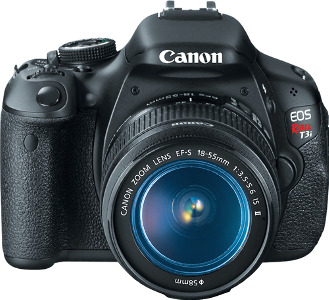 Canon EOS Rebel T3i 18.0-Megapixel DSLR Camera with 18-55mm Lens - Black