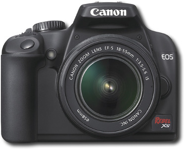 Canon EOS Digital Rebel XS 10.1-Megapixel Digital SLR Camera - Black