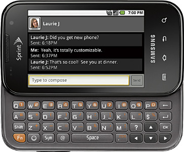 Samsung Transform Mobile Phone - Black