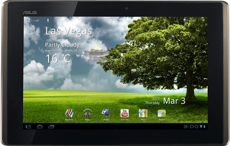 Asus Eee Pad Transformer Tablet with 16GB Storage Memory - Brown/Black