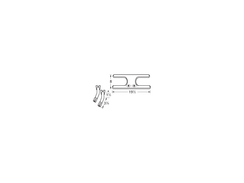 stainless steel burner head 12002