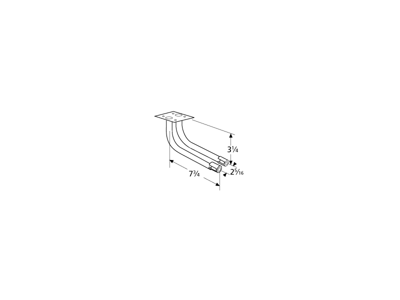 L-shaped twin venturi 73602