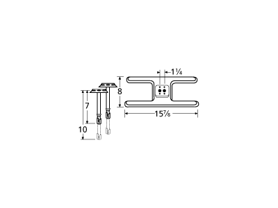 stainless steel burner head
