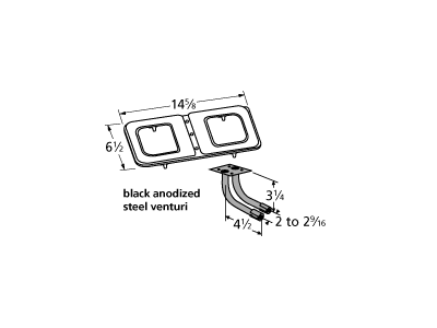 stainless steel burner head