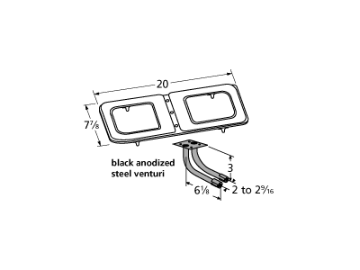 stainless steel burner head