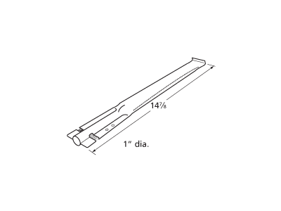 stainless steel burner 14 7/8