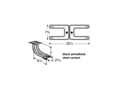 stainless steel burner head
