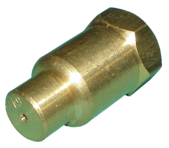 blunt-end hood orifice, 0-3 with #64 drill. Fits valve 3701C.