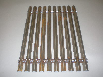 porcelain steel channel cooking grid