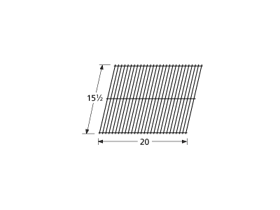 porcelain steel wire cooking grid