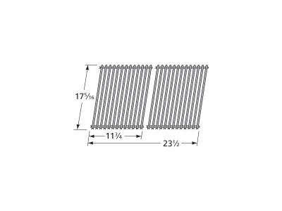 stamped porcelain steel cooking grid