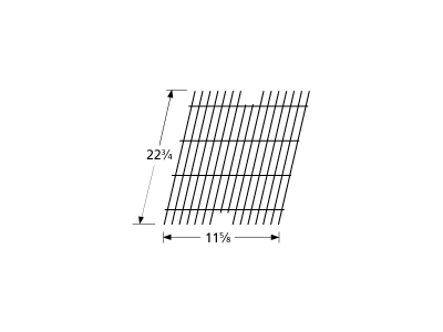porcelain steel wire cooking grid