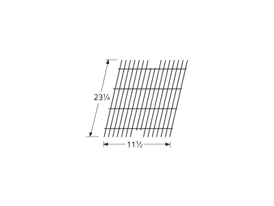 porcelain steel wire cooking grid