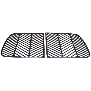 matte cast iron cooking grid