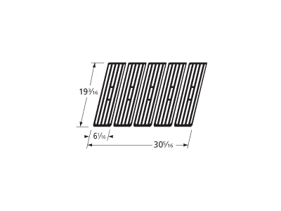 matte cast iron cooking grid