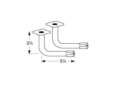 L-shaped venturi pair