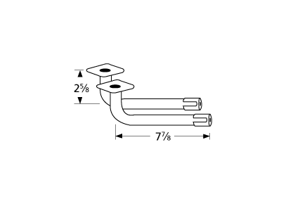 L-shaped venturi pair