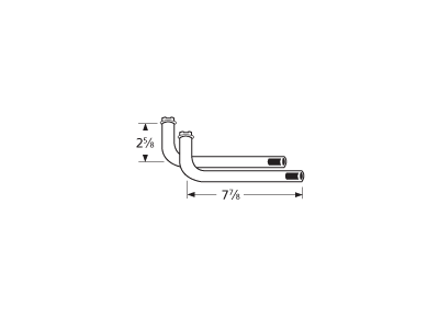 L-shaped venturi pair