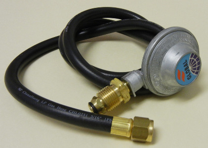 4&rsquo; hose and LP regulator for Kings Kooker with 501 POL fitting