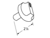 control knob with long shaft