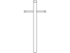 7&rsquo; 9&rdquo; gaslight post