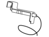 ceramic electrode with wire and protective sleeve for DCS