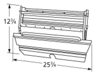 stainless steel rotisserie burner housing to fit Ducane