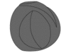 control knob, D = 12, 6mm shaft