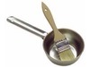 basting set: stainless steel bowl & basting brush combo