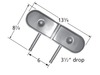 stainless steel oval twin burner with venturis