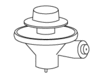 table top regulator with orifice