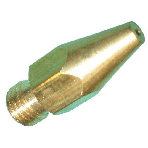 6mm x 0.75” cone shaped orifice, #64 drill 31400