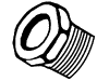#70 drill blank spud orifice, 11/32-32 threading