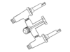 brass valve assembly for Broilmaster, LP gas