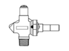 gas valve for use with natural or LP gas