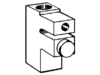 aluminum valve mount block