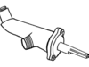 right hand valve with 45° orifice snout, 5/16-32 threading right hand valve with 45° orifice snout, 5/16-32 threading
