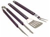 deluxe 3-piece stainless steel tool set with black bakelite handles