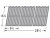 stamped porcelain steel cooking grid 51343