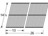 porcelain steel wire cooking grid 54302